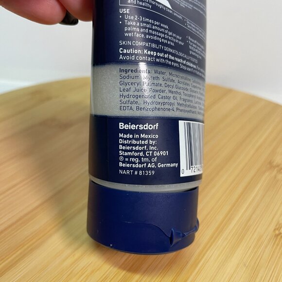 NIVEA MEN Maximum Hydration Deep Cleaning Face Scrub 4.4 oz Aloe Vera Exfoliate - Picture 5 of 5